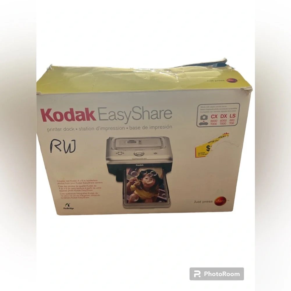 Lot Of 2 Kodak Easy Share Photo Printer Dock for CX & DX 6000 & 700 - Not Tested